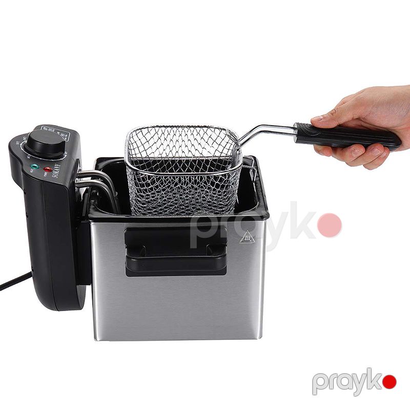 Sokany WJ-804 Fritöz Elektrikli Qızartma Sobası Termostat Fri Aparatı — Soba və qrillər, Bakı (2)
