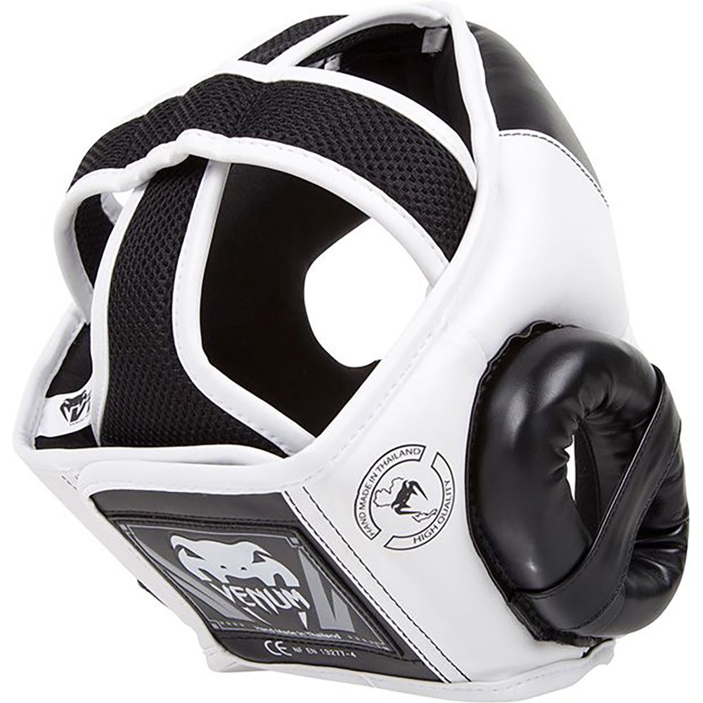 Original Venum Elite Boks Dəbilqəsi Baş Qoruyucu Kask Ağ-Qara — İdman, hobi, istirahət, Bakı (4)
