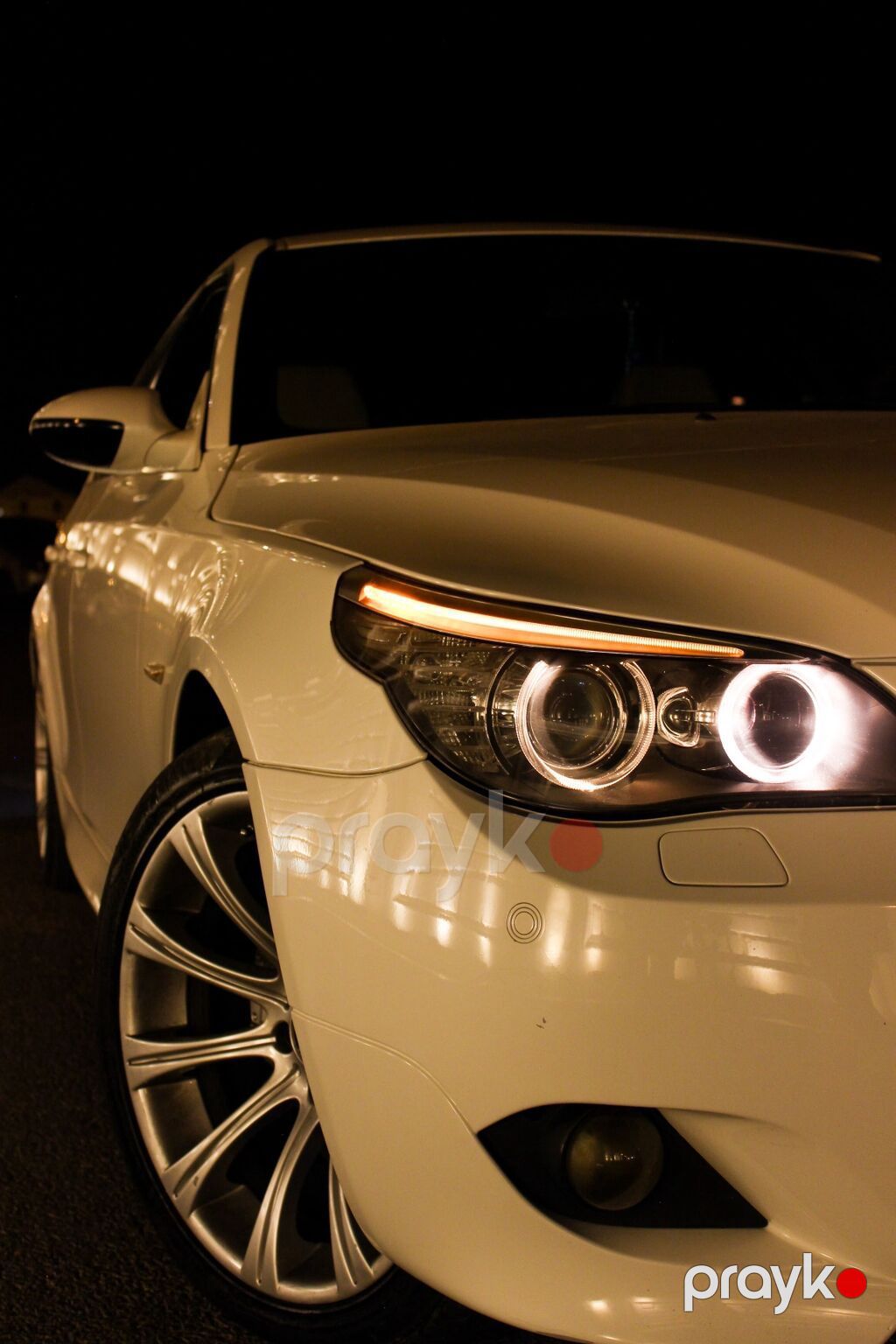 BMW 5 Series (E60) sedan – ağ rəng Xüsusiyyətlər: BMW E60 530i 10-TK-705 — Avtomobillər, Bakı (2)
