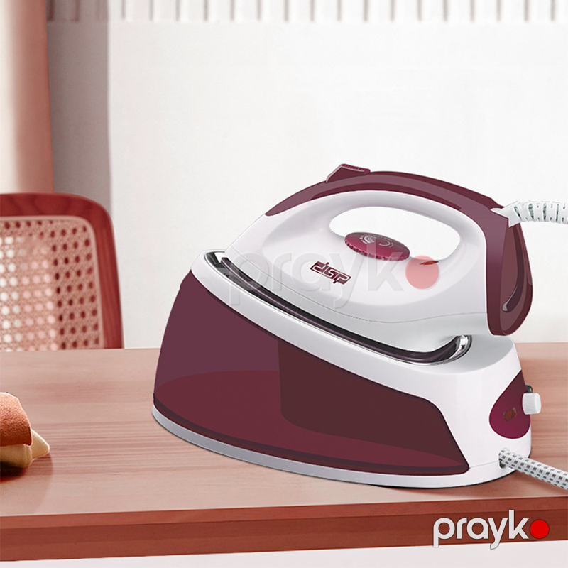 DSP Professional Buxarlı Ütü 2400W Gücündə Peşəkar Üfiqi Və Şaquli İstifadə Üçün Uyğun Anti-calc Keramik Buxarlı Ütü Dəsti 1.8L — Ev texnikası, Bakı (5)