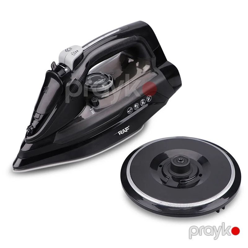 2200W Professional Simsiz RAF Buxarlı Ütü Yapışmaz Altlığa Sahib Yüksək Təzyiqli Şaquli Keramik Buxar Ütüsü Davamlı Peşəkar Ütü — Ev texnikası, Bakı (2)