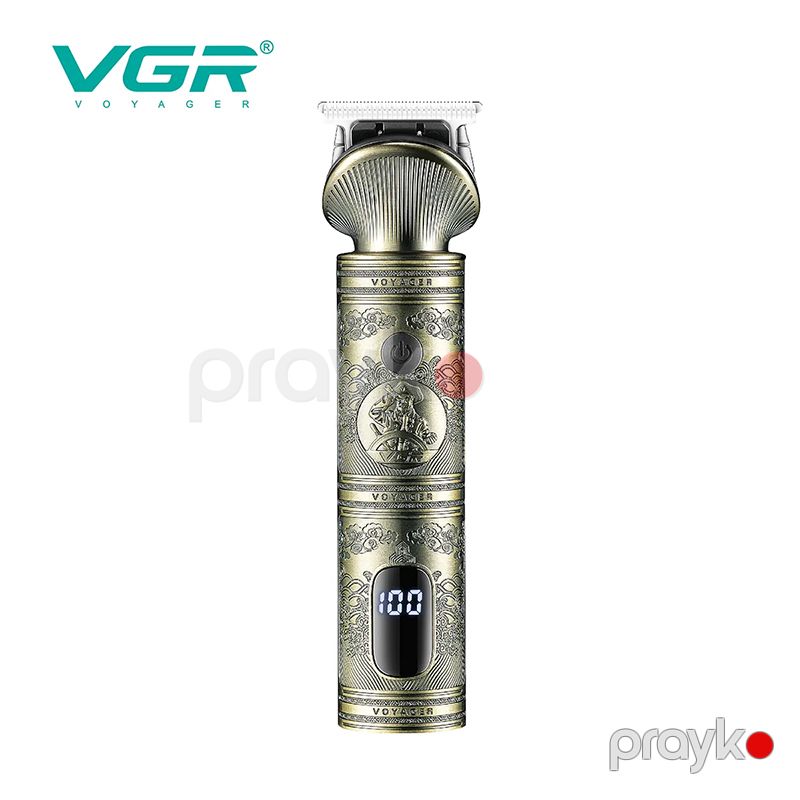 VGR V-962 Professional Simsiz Pro VGR Trimmer Kişi Saç Saqqal Kəsici Rəqəmsal Hair Crepper — Usturalar, trimmerler və epilyatorlar, Bakı (3)