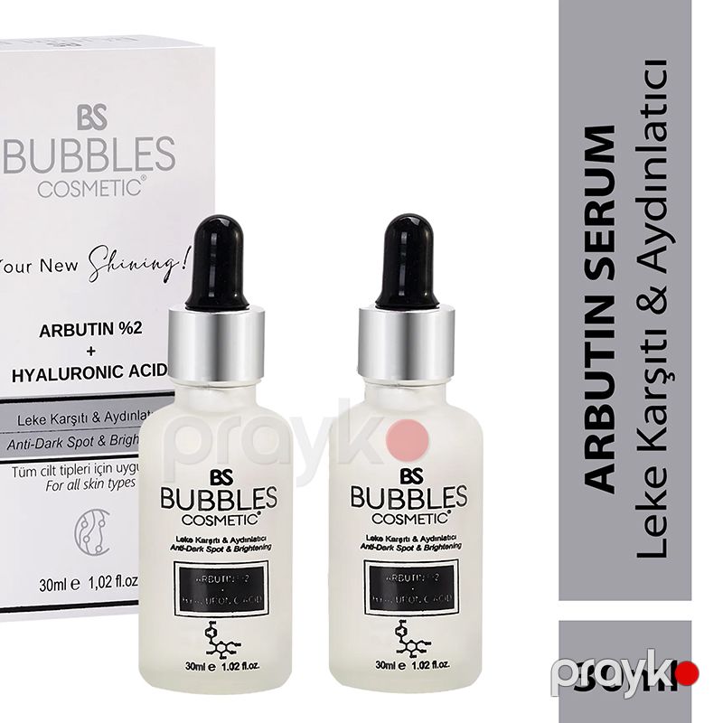 Bs Bubbles Cosmetic Arbutin Leke Onarıcı Baxım Kremi 30ml Cavanlaşdırıcı Özəllikli Hyaluronic Acid Krem — Gözəllik və səhiyyə, Bakı (2)