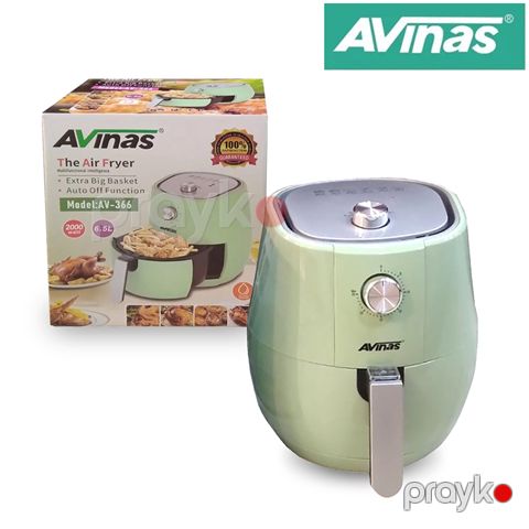 Yüksək Keyfiyyətli Avinas Elektrikli Fritöz 6.5L 2000W Gücə Məxsus Yağsız Firi Qızartma Qazanı Çoxfunksiyalı Fritöz — Bakı