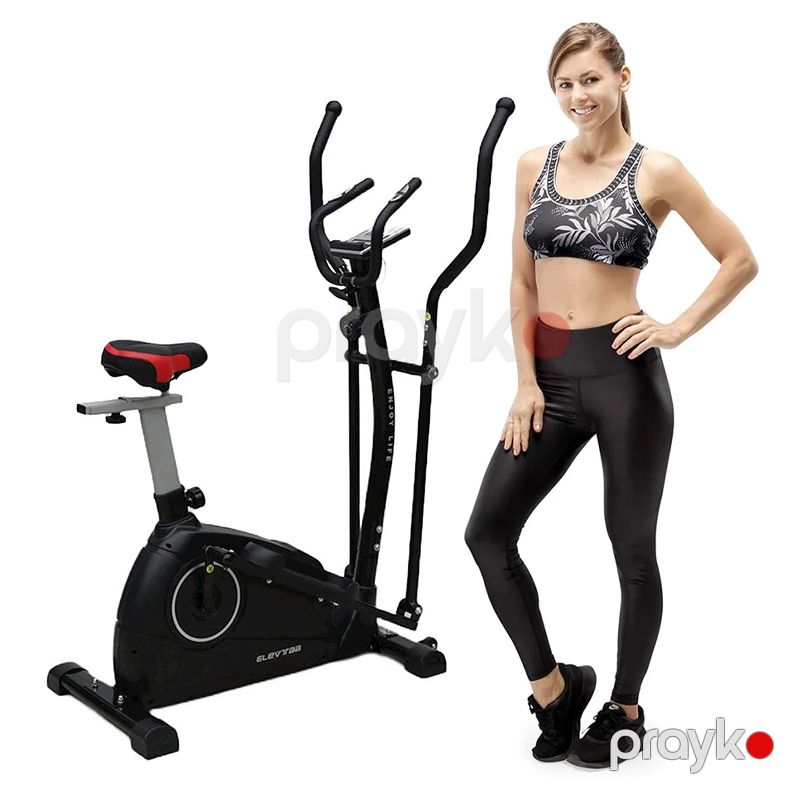 Eliptik Trenajor Elevate Elliptik Trenajor Tənzimlənən Çoxfunksiyalı Məşq Velosipedi Eliptik Veloxizek — Fitness və simulyatorlar, Bakı (2)
