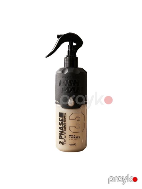 Kondisioner-sprey saç və saqqal üçün Nishman Milk Therapy, 400 ml — Bakı