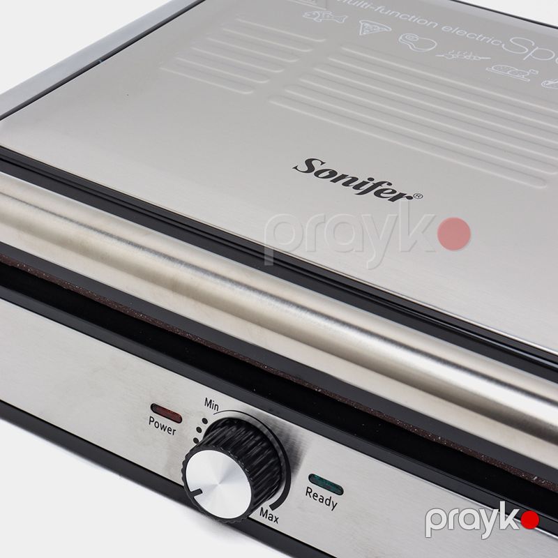 Sonifer SF-6145 Çoxfunksiyalı Elektrikli Toster Sendviç Biftek Izgara Hazırlayıcı 2000W — Toster və vaflyasıcı, Bakı (4)