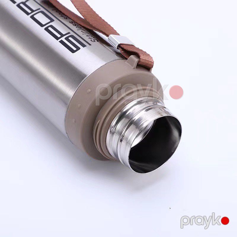 Paslanmayan polad termos kolba, böyük tutumlu 750ML, paslanmayan polad termos, daşımaq asan, qayışlı termos — Termos və termoş, Bakı (6)
