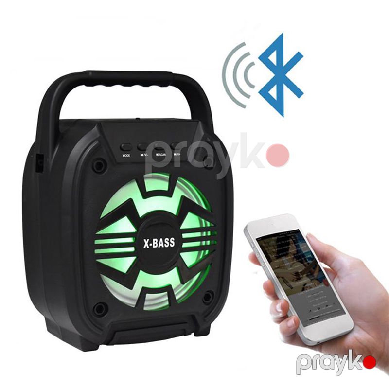 Outdoor Soundbox Stereo Bass Portativ Bluetooth Dinamik Simsiz Karaoke Mikrafonlu 1500mAh Batareya — Elektronika, Bakı (5)