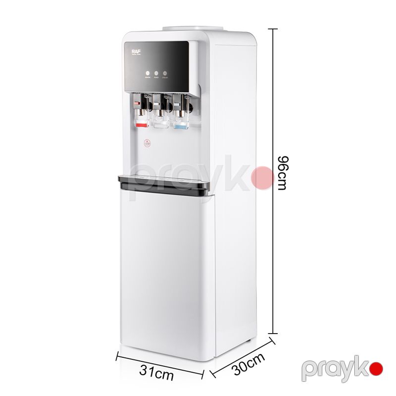 RAF R.11018 - Elektrikli LED Ekran İsti Soyuq Su Dispenseri, Məişət İstifadəsi üçün Şkaflı Plastik Korpuslu Soyutma Sistemi — Mallar, Bakı (3)
