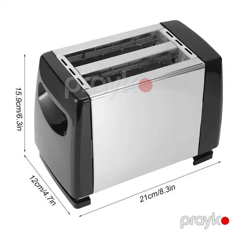 Elektrikli Toster 2 Dilim 6 Sürətli Səhər yeməyi Maşını 750W — Toster və vaflyasıcı, Bakı (4)