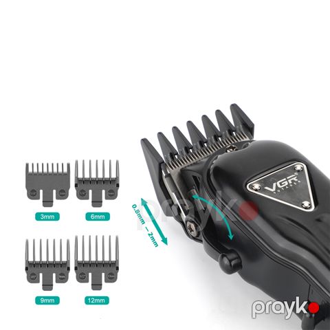 VGR V-051- Trimmer, Saç Kəsici Maşın, Şarj Edilə Bilən Professional Saç Kəsici — Bakı