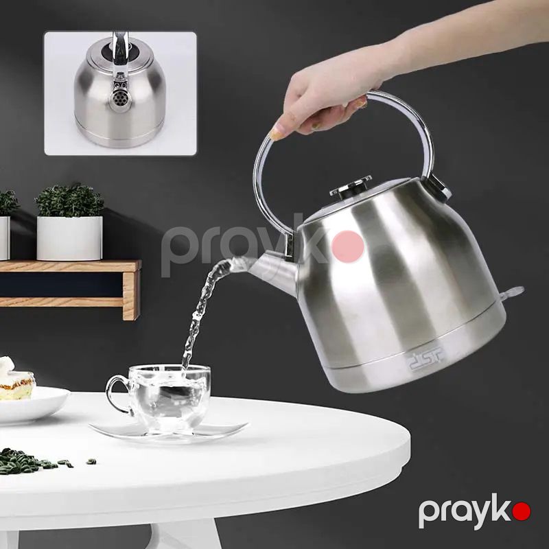DSP Professional 1.7L Tutumunda Protativ Elektrikli Paslanmayan Polad Çaydan 2200W Gücündə S/S Termostat Nəzarəti — Elektrik çaydanları və termoslar, Bakı (2)
