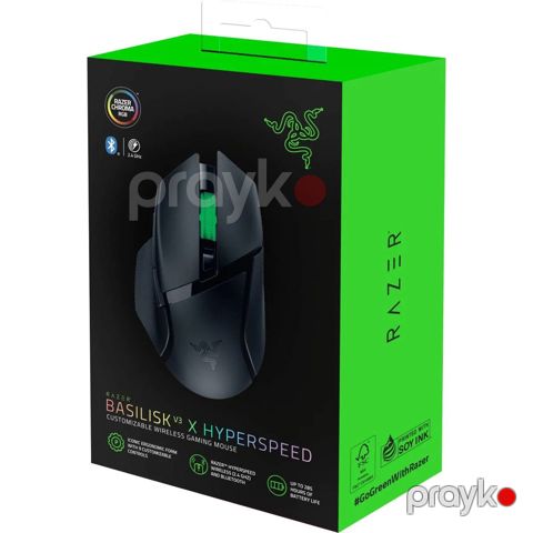 Razer Mouse Basilisk V3 X HyperSpeed, RGB, Wl/bt, black — Bakı