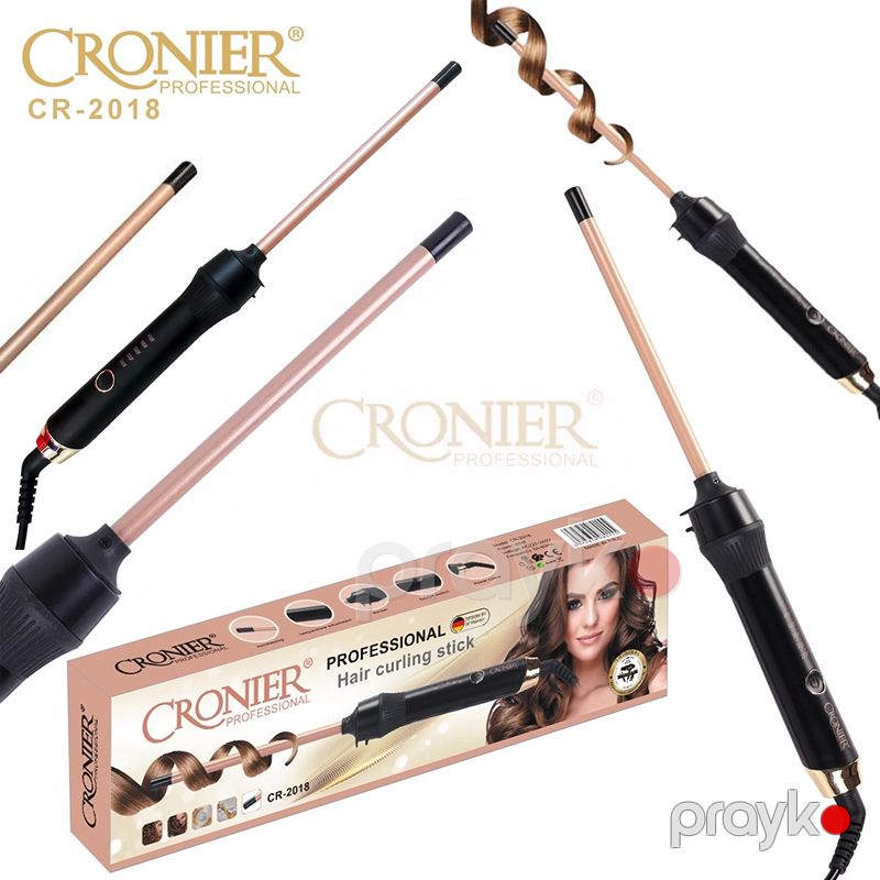 Cronier CR-2018 Saç Buruq Ütü Afro qıvrımlar üçün Cronier CR-2018 Nazik Saç Qıvrıcı — Fən, Bakı (5)