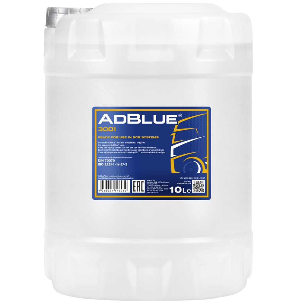 Mühərrik yağı Mannol AD Blue 3001 10 lt — Motor yağları, Bakı