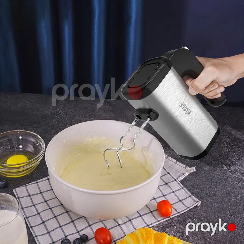 Wınnıng Star ST-5536 Yüksək Keyfiyyətli 5 Sürətli Yumurta Xəmir Çırpıcı Elektrikli Əl Mikseri — Blenderlər, xırdalayanlar və mikserlər, Bakı (2)