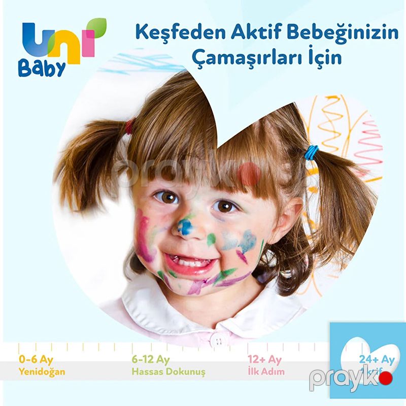 Uni Baby 1500 ml Bebek Aktif Sıvı Çamaşır Deterjanı 1500 ml Rengli və Ağlar Üçün Çamaşır Deterjanı — Mallar, Bakı (5)