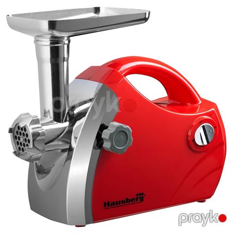 Ətçəkən Maşın Hausberg HB-3430RS Paslanmaz Polad 1800W Mis Mühərrik Qırmızı — Bakı