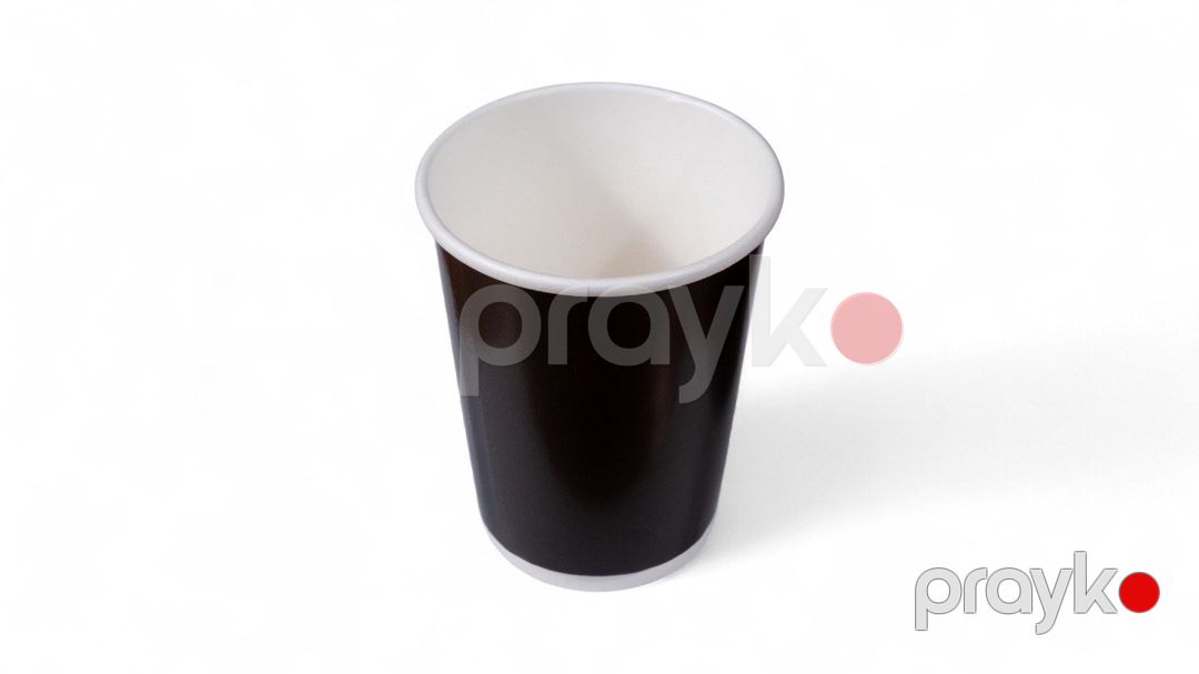 Birdəfəlik stəkan dəsti Loyal Packing, ikiqat, qara, 300 ml, 10 əd — Mallar, Bakı
