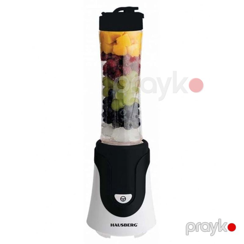 Hausberg HB-7676 Çoxfunksiyalı Elektrikli Blender Portativ Smoothie Blender 300W — Blenderlər, xırdalayanlar və mikserlər, Bakı (4)