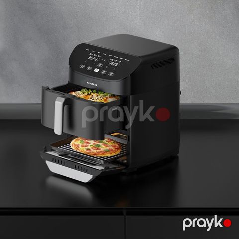 Kumtel HAF-11 Çoxfunksiyalı 2 Bölməli Qızardıcı Air Fryer Fritöz — Bakı