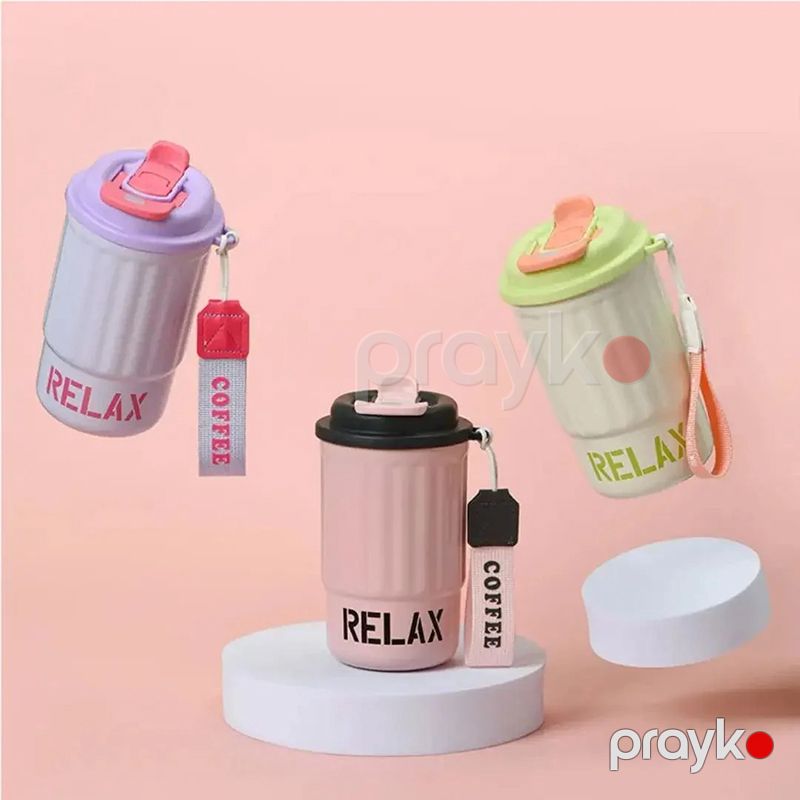 Termos 450ml Paslanmayan Polad Bottle Vakuum Rolex Termos Qəhvə Çay Su Termosu səyahət üçün fincan — Termos və termoş, Bakı (6)