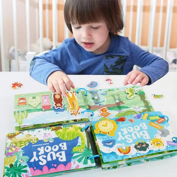 Uşaqlar üçün inkişaf etdirici kitab-oyuncaq yapışqannan: beyin inkişafını və maraq hissini stimullaşdıran interaktiv vəsait + 1 — Mallar, Bakı (3)