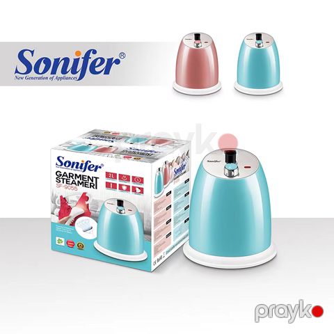Sonifer AC 220~240V 50-60Hz Buxar Ütü 2L Su Çəni Buxar Başlama Vaxtı 45s SF-9055 Paltar Ütüsü — Bakı