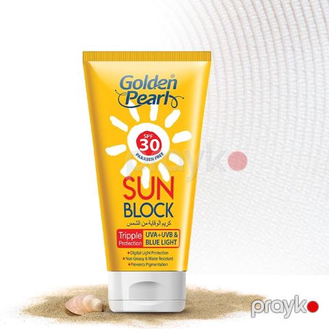 Golden Pearl Sun Block SPF 30 Günəşdən Qoruyucu Krem – 100 ml — Bakı
