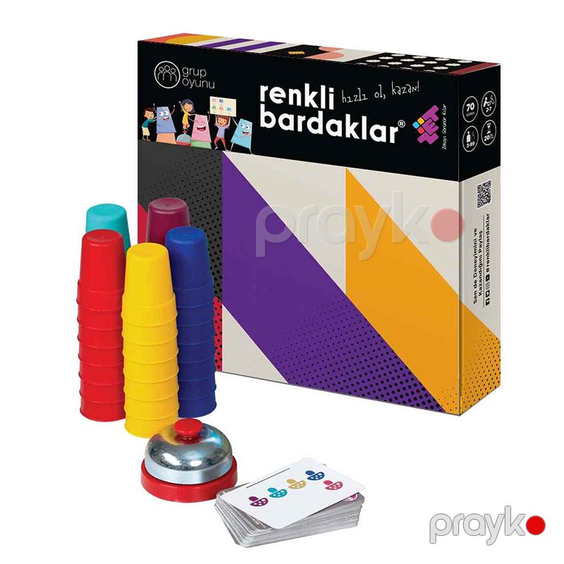 5 Nəfərlik Rəngli Bardaklar Zet Intelligence Colored Cups Əyləncəli, Zəka, Ağıl, Məntiq Və Strategiya Oyunu — Stolüstü və kart oyunları, Bakı (5)