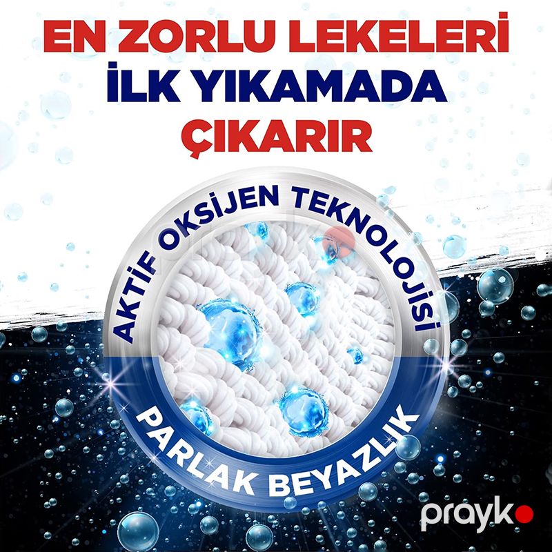 OMO Matıc Aktiv Oxygen 4500 GR Tozu Yuyucu Ağlar 4.5 KG 30 Yuma Beyazlar Toz Deterjanı 4.5 KG — Mallar, Bakı (5)