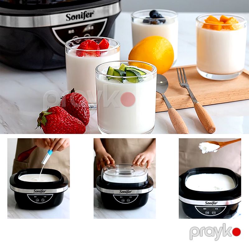 Sonifer SF-4007 Elektrikli Yoqurt Hazırlayan 50W — Blenderlər, xırdalayanlar və mikserlər, Bakı (3)