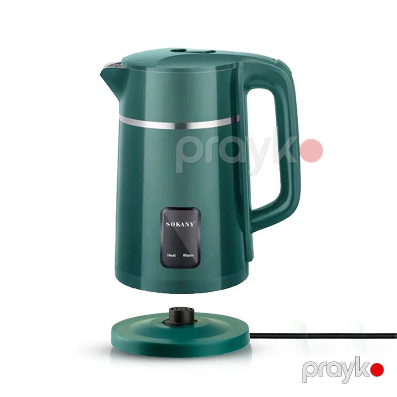 Yeni Sokany Elektrikli Çaydan 2.5L Kettle Avtomatik Sönən 360 Dönəbilən Altlıqlı Paslanmayan Polad Çaydan SK-1073 — Elektrik çaydanları və termoslar, Bakı (5)