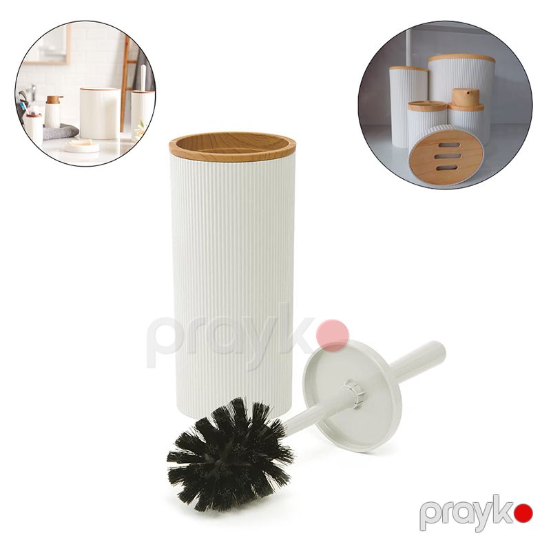 5-Li Banyo Seti White 5 Parçalı Hamam Dəsti Taxta Naxışlı Yuvarlak Hamam Dəsti 5 Parçalı Hamam Dəsti — Mallar, Bakı (4)