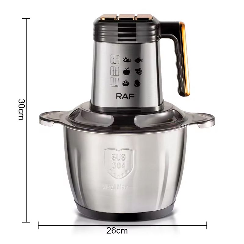 RAF R.3388 Elektrikli Doğrayıcı Meyvə Tərəvəz Ət Doğrayıcı 300W — Blenderlər, xırdalayanlar və mikserlər, Bakı (5)
