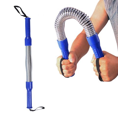 Power Twister Fitness Qol Çubuğu Polad Yaylı Güc Məşqi 40KG — Fitness və İdman Avadanlıqları
