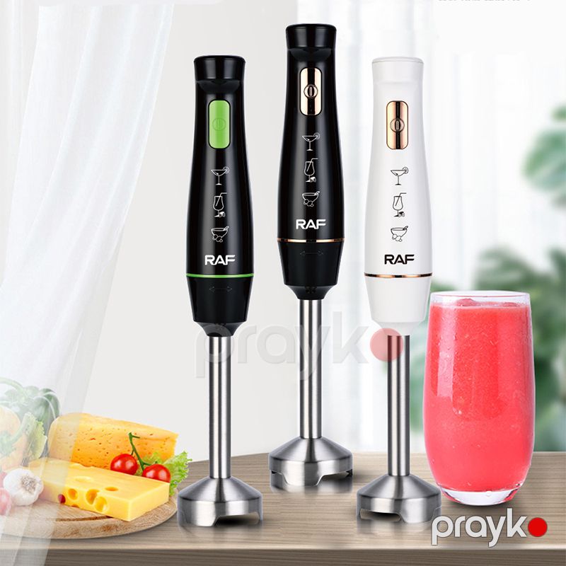 Yüksək Güclü RAF Polad Paslanmayan Əl Blenderi 800W Sürətli Kommersiya Smoothie Elektrik Blender R.303 — Blenderlər, xırdalayanlar və mikserlər, Bakı (6)