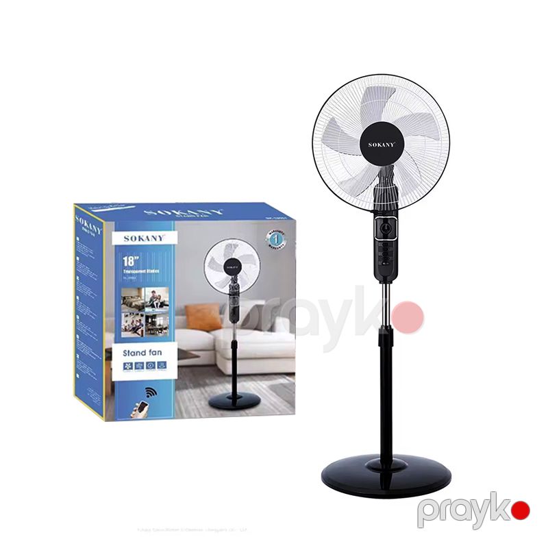 Sokany 19014 Elektrikli Ventilyator Paslanmaz Polad Ventilyator 200W — Ventilyatorlar, Bakı (4)
