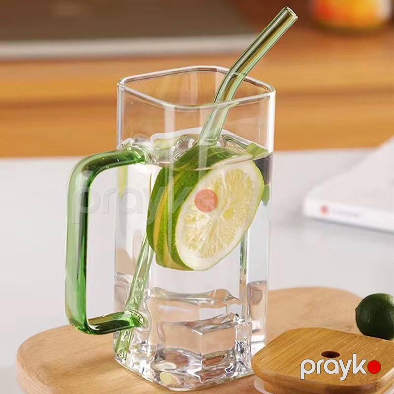 Şüşə Stəkan Buzlu Qəhvə Südlü Çay Stəkanı 400 ML — Qablar və mətbəx əşyaları, Bakı (4)