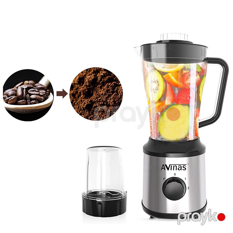 Professional Kokteyl Blenderi 4-ü 1 Arada Qida Prosessoru Yüksək Güclü Elektrikli Blender Dəsti 1200 Watt — Blenderlər, xırdalayanlar və mikserlər, Bakı (2)