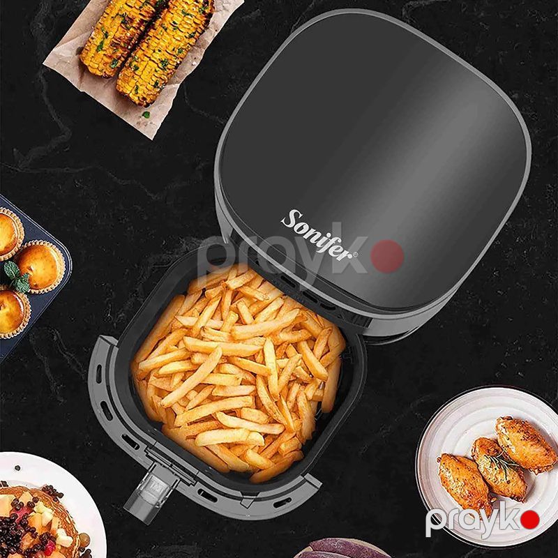 Sonifer SF-1014 Çoxfunksiyalı Sensorlu Ekranlı Elektrikli Qızardıcı 1450W Gücündə Airfryer Tutum 5L — Digər mətbəx texnikası, Bakı (2)