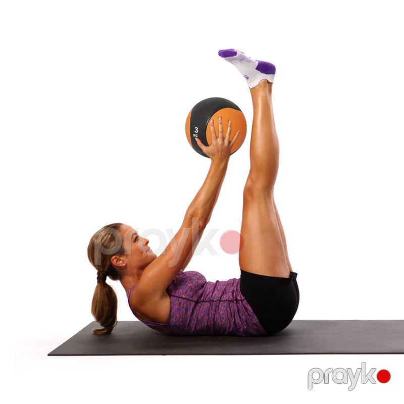 Fitness topu rezin tibb topu fitness ağırlıq topları bel qarın reabilitasiyası təlimi üçün 3 kq medicine ball — Fitness və yoqa, Bakı (4)