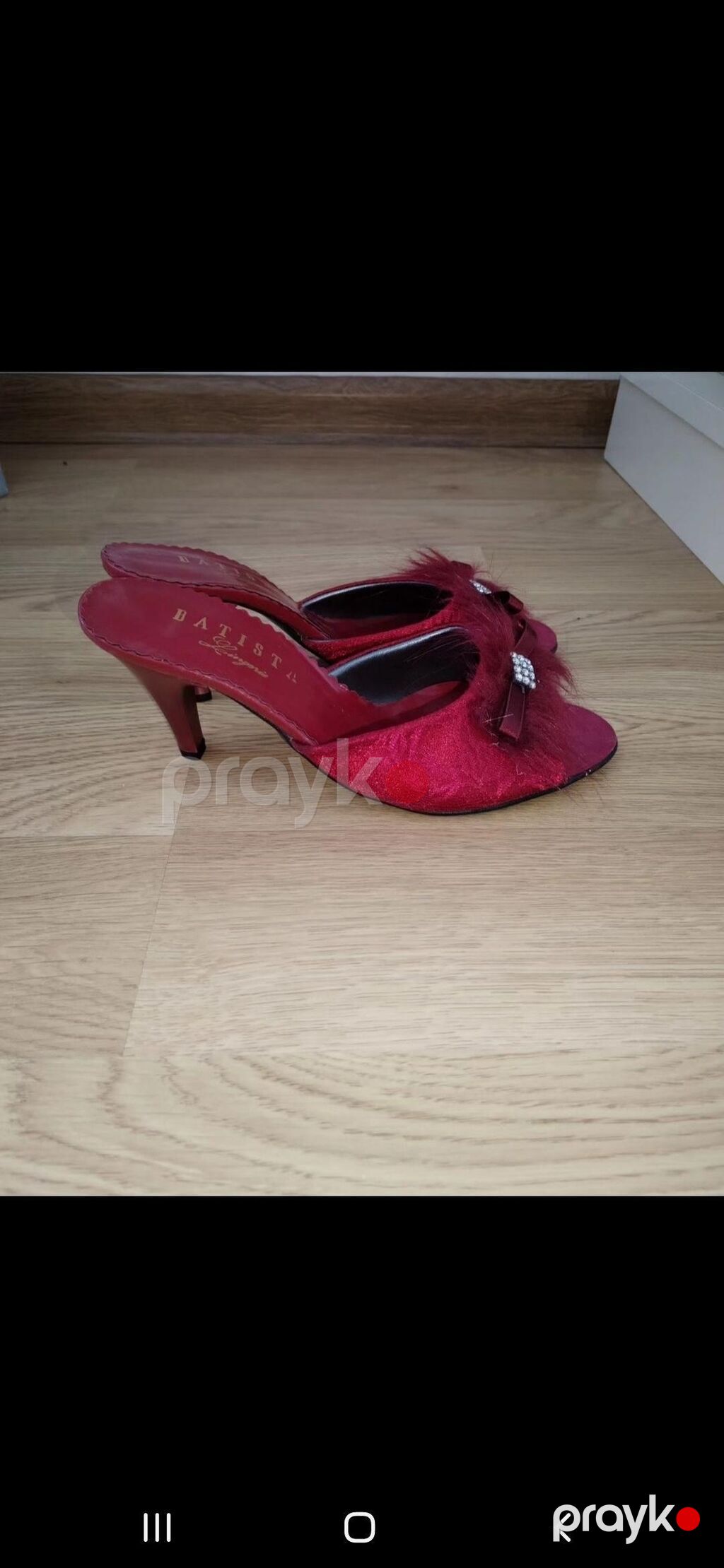 Qadın açıq burunlu tufli tünd bordo — Tufl, Masazır (2)