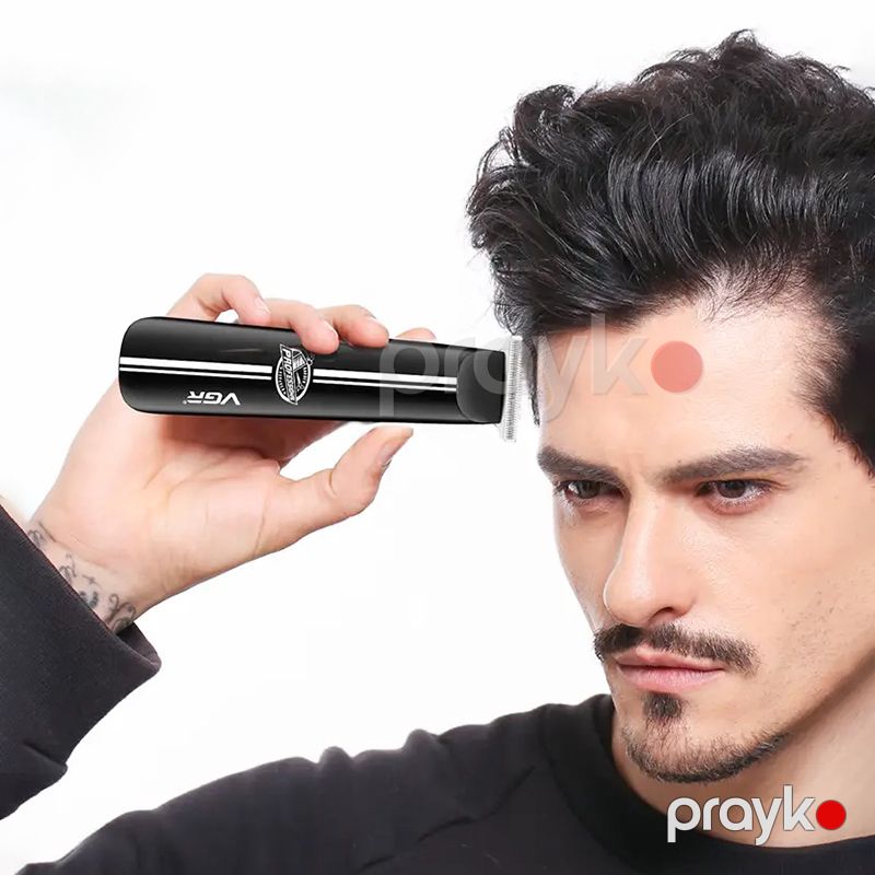 VGR 007 Kişilər üçün Professional Elektrikli Saç Kesmə Makinası USB Şarj Edilən Təraş Makası Metal Trimmer VGR V007 — Usturalar, trimmerler və epilyatorlar, Bakı (6)