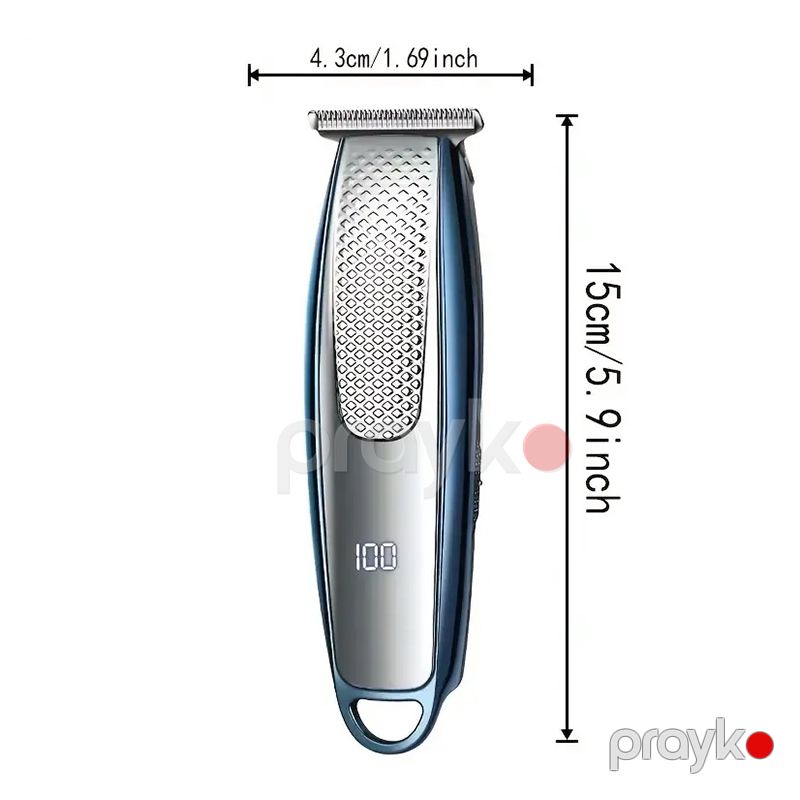 Geemy GM-6736 Trimmer USB Şarj Edilebilir LCD Dijital Ekranlı Profesyonel Kişi Saç Kəsici Saç Kesme Makası — Usturalar, trimmerler və epilyatorlar, Bakı (6)