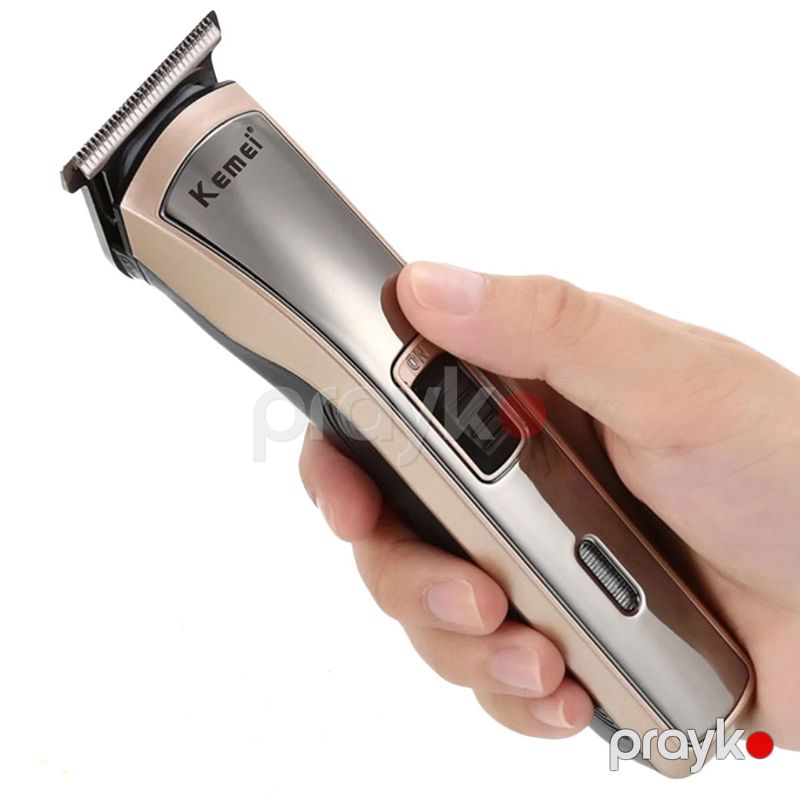 Kişilər Üçün Kemei Üz Bədən Təraş Maşını Yuyula Bilən Professional Polad Saç Saqqal Kəsici Zərif Dizaynda KM1412 Trimmer — Usturalar, trimmerler və epilyatorlar, Bakı (2)