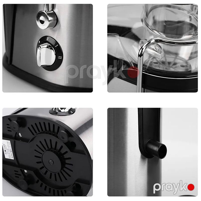 3 Sürətli Professional Portağal Meyvə Tərəvəz Şirəçəkən Maşın 350ML Tutumunda Soyuq Pres Şirə Çıxarıcı Peşəkar Mətbəx Kombaynı — Digər mətbəx texnikası, Bakı (5)