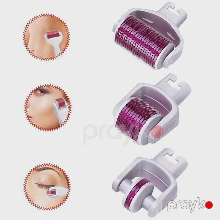 4-ü 1-də Derma Roller Xanımlar Üçün Mikro İğne Terapiyası Üz və Gözlər Üçün Müxtəlif Ölçüdə Paslanmaz Polad Dəriyə Qulluq Dəsti — Gözəllik və səhiyyə, Bakı (3)