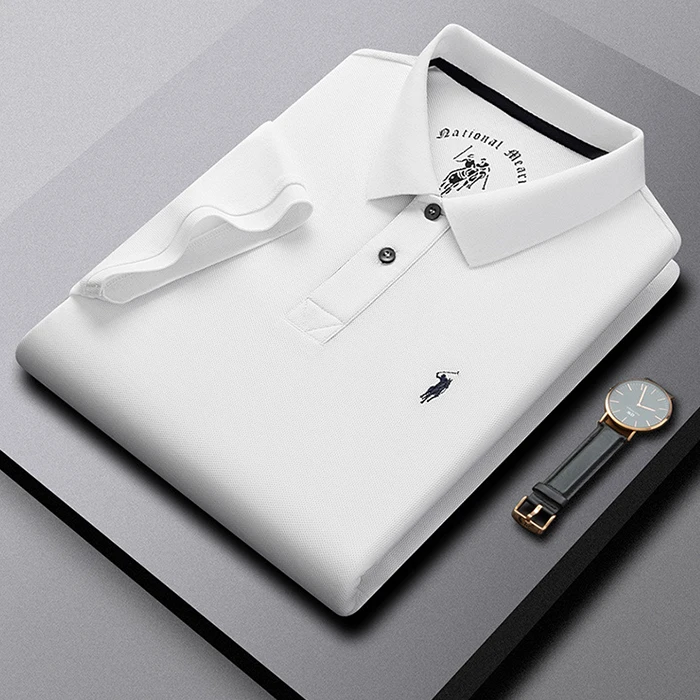 Premium klass kişi polo köynəkləri 100% yüksək keyfiyyətli pambıq — Kişi geyimi, Bakı (4)